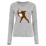 Women's Electrify CoolCore® Long Sleeve V-Neck T-Shirt Thumbnail