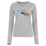 Women's Electrify CoolCore® Long Sleeve V-Neck T-Shirt Thumbnail