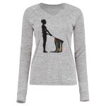 Women's Electrify CoolCore® Long Sleeve V-Neck T-Shirt Thumbnail