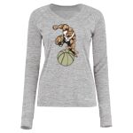 Women's Electrify CoolCore® Long Sleeve V-Neck T-Shirt Thumbnail