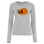 Women's Electrify CoolCore® Long Sleeve V-Neck T-Shirt Thumbnail