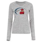 Women's Electrify CoolCore® Long Sleeve V-Neck T-Shirt Thumbnail