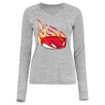 Women's Electrify CoolCore® Long Sleeve V-Neck T-Shirt Thumbnail