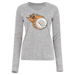 Women's Electrify CoolCore® Long Sleeve V-Neck T-Shirt Thumbnail