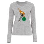 Women's Electrify CoolCore® Long Sleeve V-Neck T-Shirt Thumbnail