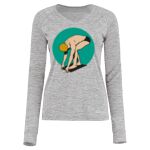 Women's Electrify CoolCore® Long Sleeve V-Neck T-Shirt Thumbnail