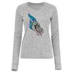 Women's Electrify CoolCore® Long Sleeve V-Neck T-Shirt Thumbnail