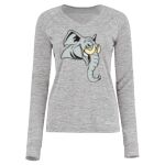 Women's Electrify CoolCore® Long Sleeve V-Neck T-Shirt Thumbnail