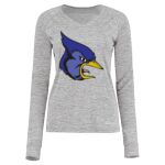 Women's Electrify CoolCore® Long Sleeve V-Neck T-Shirt Thumbnail