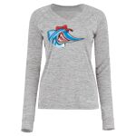 Women's Electrify CoolCore® Long Sleeve V-Neck T-Shirt Thumbnail