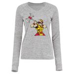 Women's Electrify CoolCore® Long Sleeve V-Neck T-Shirt Thumbnail