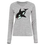 Women's Electrify CoolCore® Long Sleeve V-Neck T-Shirt Thumbnail