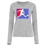 Women's Electrify CoolCore® Long Sleeve V-Neck T-Shirt Thumbnail