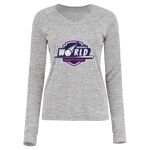 Women's Electrify CoolCore® Long Sleeve V-Neck T-Shirt Thumbnail