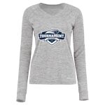 Women's Electrify CoolCore® Long Sleeve V-Neck T-Shirt Thumbnail