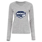 Women's Electrify CoolCore® Long Sleeve V-Neck T-Shirt Thumbnail