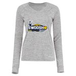 Women's Electrify CoolCore® Long Sleeve V-Neck T-Shirt Thumbnail