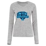 Women's Electrify CoolCore® Long Sleeve V-Neck T-Shirt Thumbnail