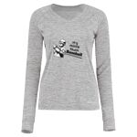 Women's Electrify CoolCore® Long Sleeve V-Neck T-Shirt Thumbnail