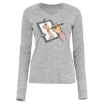 Women's Electrify CoolCore® Long Sleeve V-Neck T-Shirt Thumbnail