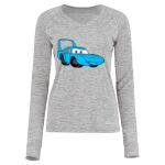 Women's Electrify CoolCore® Long Sleeve V-Neck T-Shirt Thumbnail