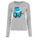 Women's Electrify CoolCore® Long Sleeve V-Neck T-Shirt Thumbnail