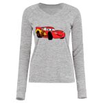 Women's Electrify CoolCore® Long Sleeve V-Neck T-Shirt Thumbnail