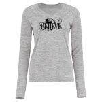 Women's Electrify CoolCore® Long Sleeve V-Neck T-Shirt Thumbnail