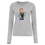 Women's Electrify CoolCore® Long Sleeve V-Neck T-Shirt Thumbnail