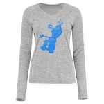 Women's Electrify CoolCore® Long Sleeve V-Neck T-Shirt Thumbnail