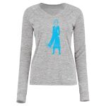 Women's Electrify CoolCore® Long Sleeve V-Neck T-Shirt Thumbnail