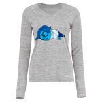 Women's Electrify CoolCore® Long Sleeve V-Neck T-Shirt Thumbnail