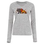 Women's Electrify CoolCore® Long Sleeve V-Neck T-Shirt Thumbnail