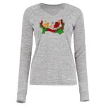 Women's Electrify CoolCore® Long Sleeve V-Neck T-Shirt Thumbnail