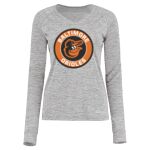 Women's Electrify CoolCore® Long Sleeve V-Neck T-Shirt Thumbnail