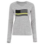 Women's Electrify CoolCore® Long Sleeve V-Neck T-Shirt Thumbnail