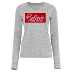 Women's Electrify CoolCore® Long Sleeve V-Neck T-Shirt Thumbnail