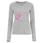 Women's Electrify CoolCore® Long Sleeve V-Neck T-Shirt Thumbnail