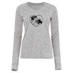 Women's Electrify CoolCore® Long Sleeve V-Neck T-Shirt Thumbnail