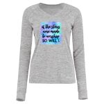 Women's Electrify CoolCore® Long Sleeve V-Neck T-Shirt Thumbnail