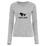 Women's Electrify CoolCore® Long Sleeve V-Neck T-Shirt Thumbnail