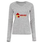 Women's Electrify CoolCore® Long Sleeve V-Neck T-Shirt Thumbnail