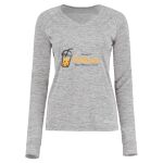 Women's Electrify CoolCore® Long Sleeve V-Neck T-Shirt Thumbnail