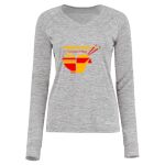 Women's Electrify CoolCore® Long Sleeve V-Neck T-Shirt Thumbnail