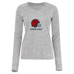 Women's Electrify CoolCore® Long Sleeve V-Neck T-Shirt Thumbnail