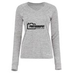 Women's Electrify CoolCore® Long Sleeve V-Neck T-Shirt Thumbnail