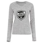 Women's Electrify CoolCore® Long Sleeve V-Neck T-Shirt Thumbnail