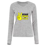 Women's Electrify CoolCore® Long Sleeve V-Neck T-Shirt Thumbnail