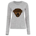 Women's Electrify CoolCore® Long Sleeve V-Neck T-Shirt Thumbnail