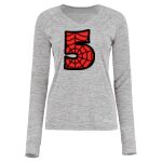 Women's Electrify CoolCore® Long Sleeve V-Neck T-Shirt Thumbnail